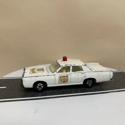 Matchbox Lesney Superfast No. 55/73 Mercury Police Car Sedan Transitional Era  - Image 1 of 4