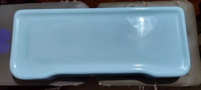 Tapa del tanque de inodoro SEARS URC UNIVERSAL ROUNDLE AZUL AÑOS 60 C4420A 20 7/8" X 8 3/4 Foto 1 de 3