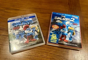 Set Of 2 Smurfs 3-D DVD’s As Shown. EUC. - Picture 1 of 9