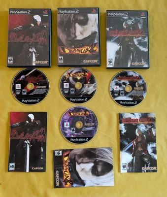 PlayStation 2 Devil May Cry 1, 2, and 3 PS2 - All complete Nice Condition - Image 1 of 2