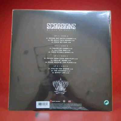 SCORPIONS - 2LP SEALED Return To Forever 180 Gram AUDIOPHILE Europe SONY RCA - Image 1 of 2