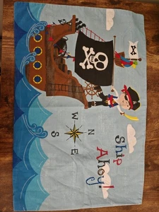 Pirate Themed Toddler Bedding Set. Duvet Cover And One Pillow Case - Picture 1 of 15
