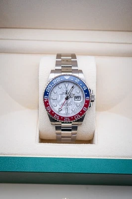 Rolex GMT-Master II 2025 “Meteorite Pepsi” - Oro Blanco - Ref. 126719BLRO Foto 1 de 4