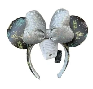 NUEVA Diadema Oreja Minnie Mouse Platino Disneyland Park Iconos Disney 100 - Imagen 1 de 2