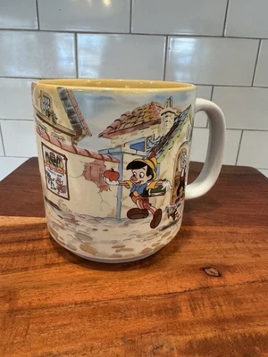 Taza de café Disney Pinocho taza clásicos animados 1940-Pinocho, Fígaro, Pinojo Foto 1 de 4