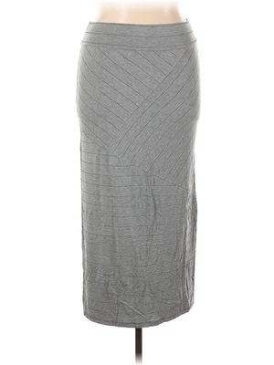 Falda informal gris Pure Energy para mujer 0X Plus Foto 1 de 2