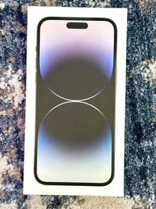 Apple iPhone 14 Pro Max BOX ONLY Space Black  256GB with Charging Cable - Zdjęcie 1 z 7