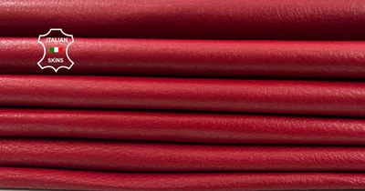 红色天然灰色柔软意大利羊皮羊皮羊皮 2 皮肤 10 平方英尺 0.9 毫米 C5851 — 第 1/4 张图片