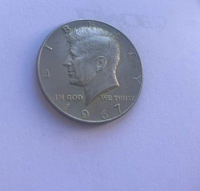 1967 silver kennedy half dollar USA - Mezzo Dollaro Argento 40% - Immagine 1 di 2