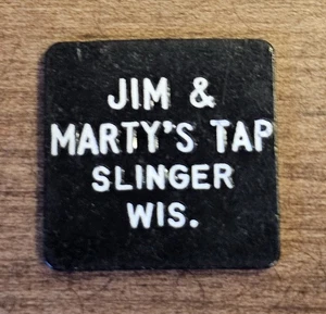Jim & Marty's Tap Slinger, WI Plastic Good For Token #272 - Photo 1/2