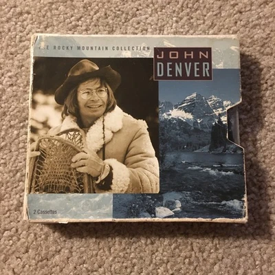 JOHN DENVER: The Rocky Mountain Collection (1996) Used 2-Cassette Tape Set, RARE - Image 1 of 4