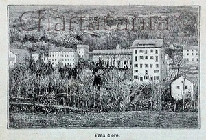 1893 Incisione VENA D'ORO BELLUNO - Picture 1 of 1