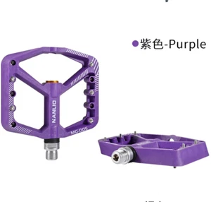 Pedali per mountain bike da strada 9/16"" cuscinetto du MTB pedali leggeri bicicletta nylon - Foto 1 di 8