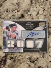 2007 Upper Deck Exquisite Rookie Signatures /199 Josh Fields #177 Auto