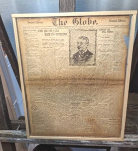 1. Juni 1903 Toronto "The Globe" Zeitungsseite hausgemachter Rahmen - Bild 1 von 10