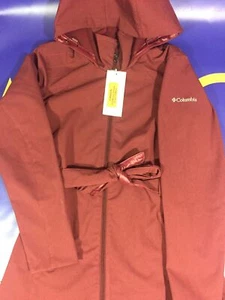 Women’s Medium Columbia Full Zip Jacket Maroon Sample - Picture 1 of 4