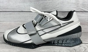 Nike Romaleos 4 SE Weightlifting Shoes Men's Size 10.5 Wolf Grey Dust FZ8663-100 - Picture 1 of 21