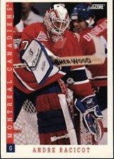 1993-94 Score Hockey #437 Andre Racicot