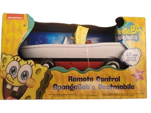Bob Esponja’s Boatmobile Control Remoto RC 27 MHZ Juguete Coleccionable Pantalones Cuadrados Barco - Imagen 1 de 2