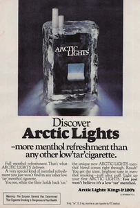 1979 Vintage Print Ad Discover Arctic Lights more menthol refreshment than any - Picture 1 of 2