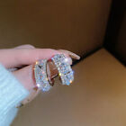 Elegant Cubic Zircon 925 Silver Stud Earring Women Wedding Jewelry Gift
