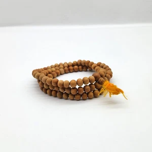 Sandalwood Beads Meditation Prayer Mala 10mm Beads - Picture 1 of 4