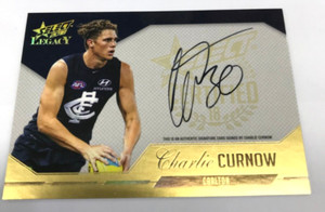 2018 Select AFL Legacy Trading Card Certified Signature SCS3 Charlie Curnow-#002