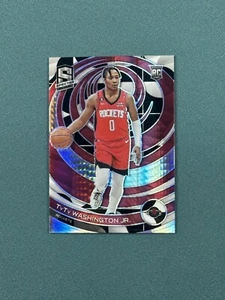 2022-23 Spectra Basketball - TYTY WASHINGTON JR - Black White Asia RC SP - Picture 1 of 2