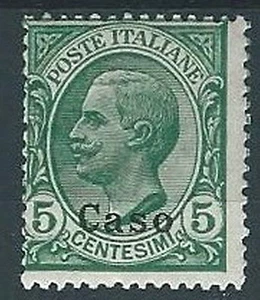 1912 EGEO CASO EFFIGIE 5 CENT MH * - W079 - Picture 1 of 1
