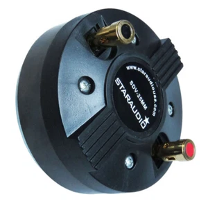 25 mm Audio Lautsprecher Treiber Horn Hochtöner Titan Pro Kompression Schraubtreiber - Bild 1 von 8