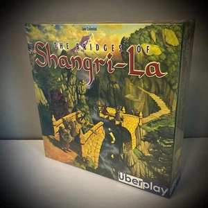 New THE BRIDGES OF SHANGRI-LA BOARD GAME leo colovini 2003 Uberplay English RARE - Picture 1 of 8