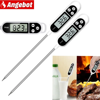 2 Digital Thermometer Bratenthermometer Fleischthermometer LCD Grill BBQ Fleisch - Bild 1 von 4