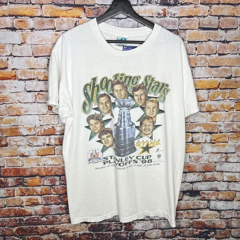 Vintage Dallas Stars Hockey 1998 Stanley Cup Caricatures Shirt Men Women KV9770 Cover