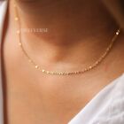 14K Gold-Filled & Tarnish Free Chain Necklaces-Dainty Cuban Snake Chain Necklace