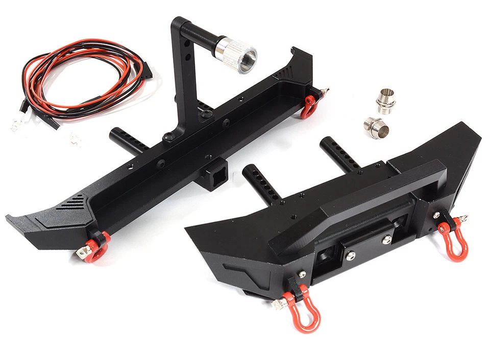 Realistic Metal Front & Rear Bumper for 1/10 Scale Off-Road Crawler - Image 1 of 1