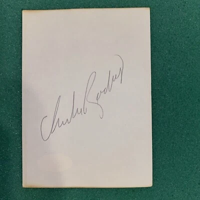 Chi Chi Rodriguez Signed Autographed 3 1/2 x 5 Paper Card JSA COA - Image 1 of 3