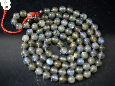 Labradorit in TOP Qualität - 80 cm lange Kette, Kugeln 7 mm, UVP* 260 € - Bild 1 von 4