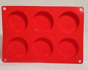 (3) Stampo Silicone Multiuso Antiaderente Grande 6 Cavità Cottura, Cioccolato, Sapone - Foto 1 di 6