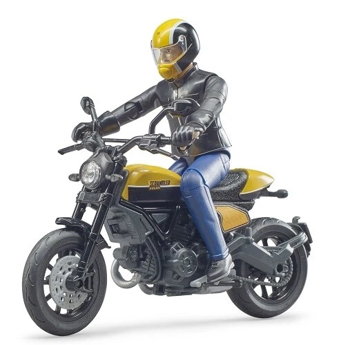 BRUDER - DUCATI Scrambler con biker - 1/16 - BRU63053 - Immagine 1 di 1