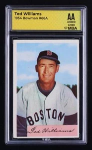 1954 Bowman: # 66A Ted Williams MBA Authentic Altered - Picture 1 of 4
