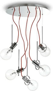 Sospensione radio sg5 cromo ideal lux - Foto 1 di 3