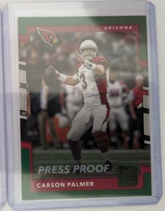 2017 Donruss Press Proof Green Carson Palmer #67 Arizona Cardinals 🏈 - Bild 1 von 1