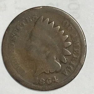 1864 Indian Head Cent Coin Very nice 226 - Picture 1 of 1