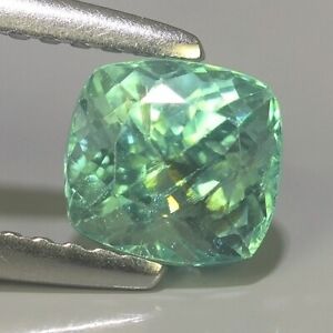 ***1.14CTS SPARCLING NATURAL PARAIBA BLUE GREEN APATITE-REF VIDEO***