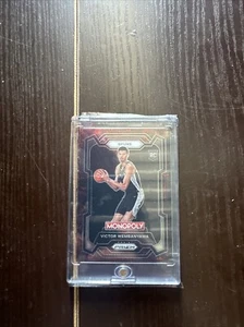 2023-24 Prizm Monopoly - Millionaire Red Shimmer #81 Victor Wembanyama /100 RC - Picture 1 of 7