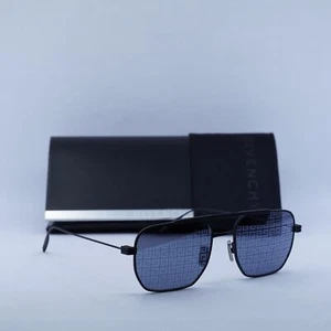 GIVENCHY GV40041U 02C Matte Black/Grey with Silver Logo Patterned Mirror 54-1... - Picture 1 of 6