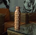 New 900 ML Diamond Copper Water Bottle Design Joint Free Copper Water Bottle