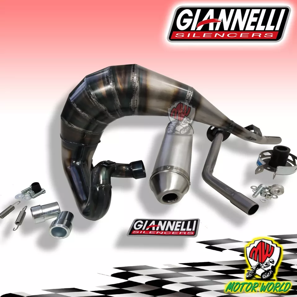 34090HF MARMITTA COMPLETA GIANNELLI X BETA RR 50 ENDURO/MOTARD 2018 2019 2020 - Immagine 1 di 1
