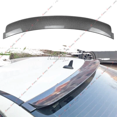 Carbon Style For Mercedes-Benz C Class C250 C300 C63 4DR W204 08-14 Roof Spoiler - Image 1 of 4