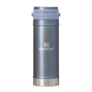 Starbucks Reserve Tokyo STANLEY Classic Vacuum Coffee Press Bottle Blue 16 oz - Picture 1 of 9
